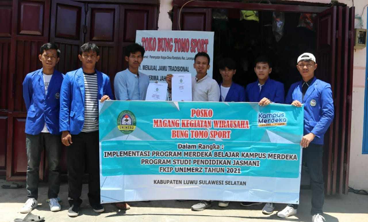 Toko Bung Tomo Sport di Luwu Dipilih Sebagai Tempat Magang Mahasiswa Makassar