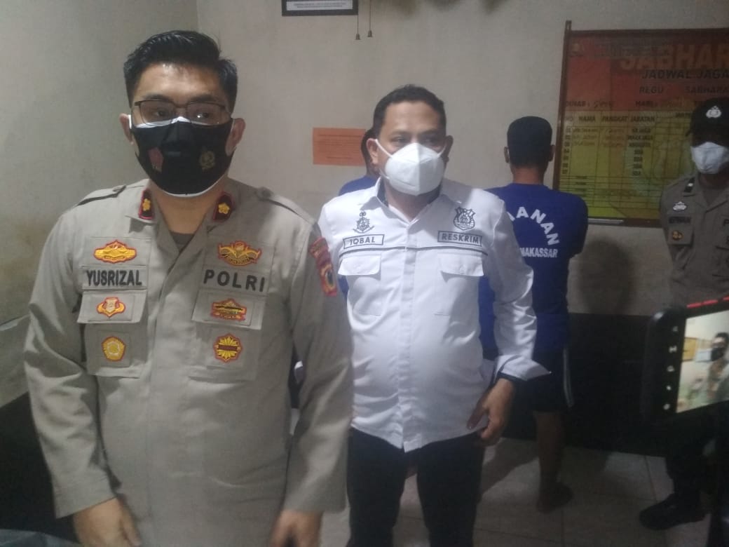 Polisi Amankan 2 Pelaku Penikaman Satpam di THM Makassar