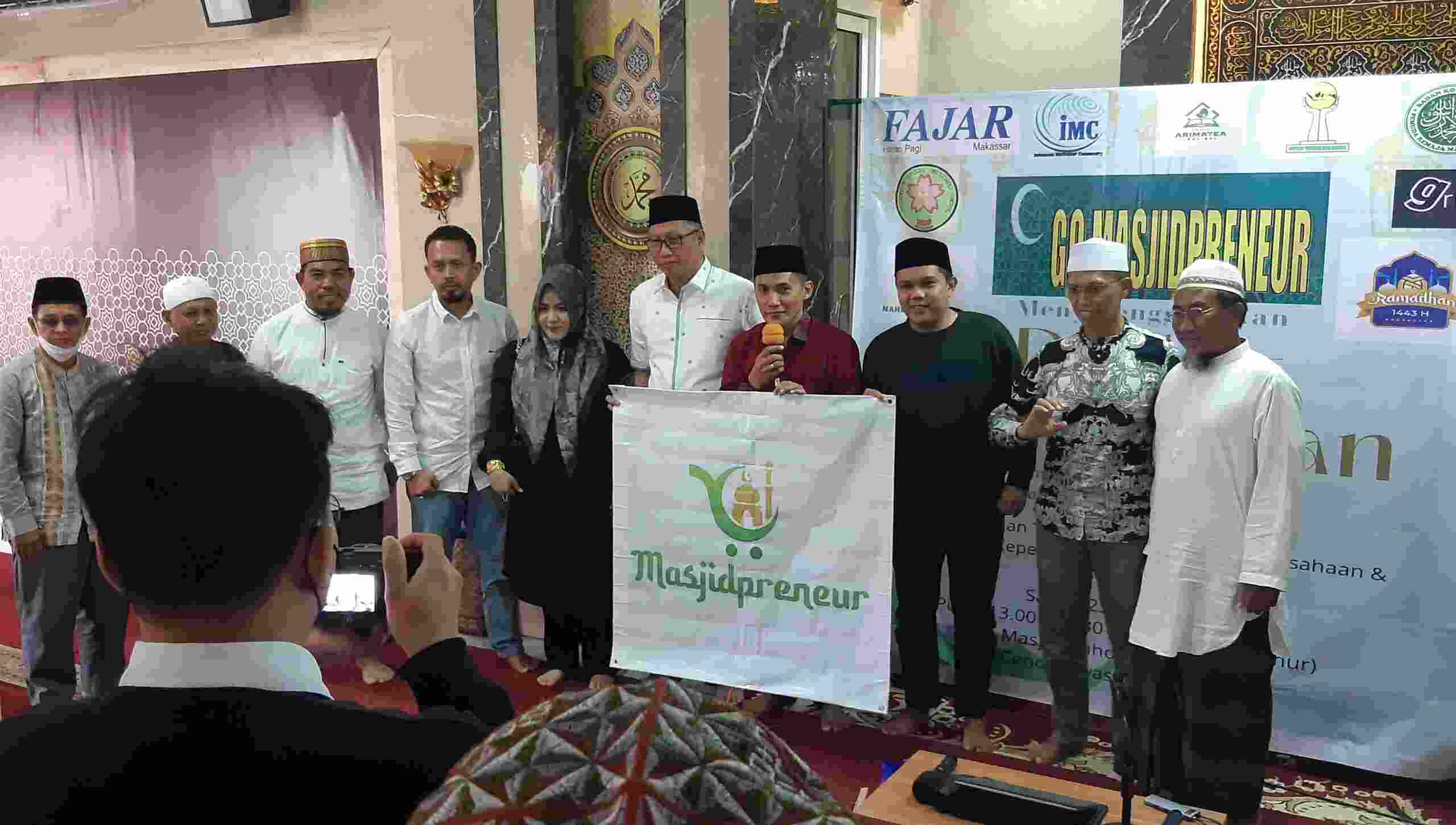 Askar Al Makassari Soft Launching Aplikasi Masjidpreneur untuk Ummat