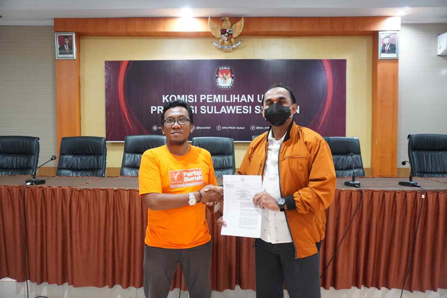 Partai Buruh Exco Sulawesi Selatan Kunjungi Komisioner KPU Sulsel