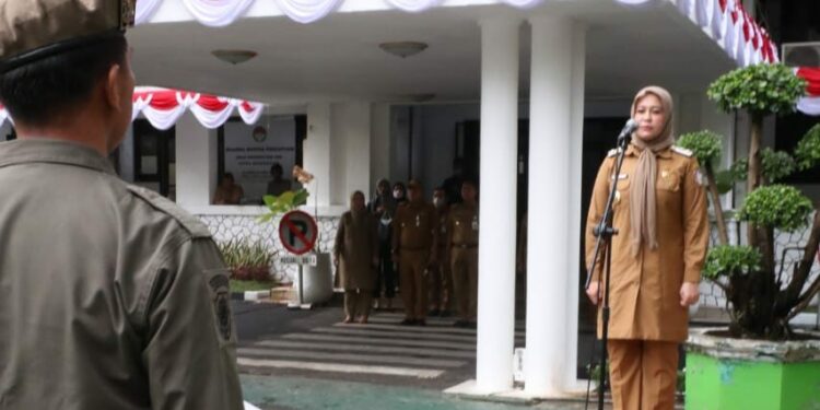 Pimpin Upacara, Fatmawati Rusdi Tegaskan Pentingnya Koordinasi Lingkup Pemkot Makassar