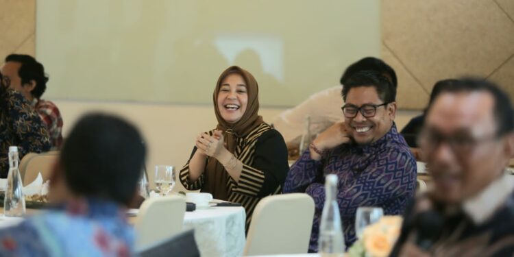 Wawali Kota Makassar, Fatmawati Rusdi di forum City Leader Community di Jakarta, Selasa, 7 Maret 2023. (Dok/Humas Pemkot Makassar)