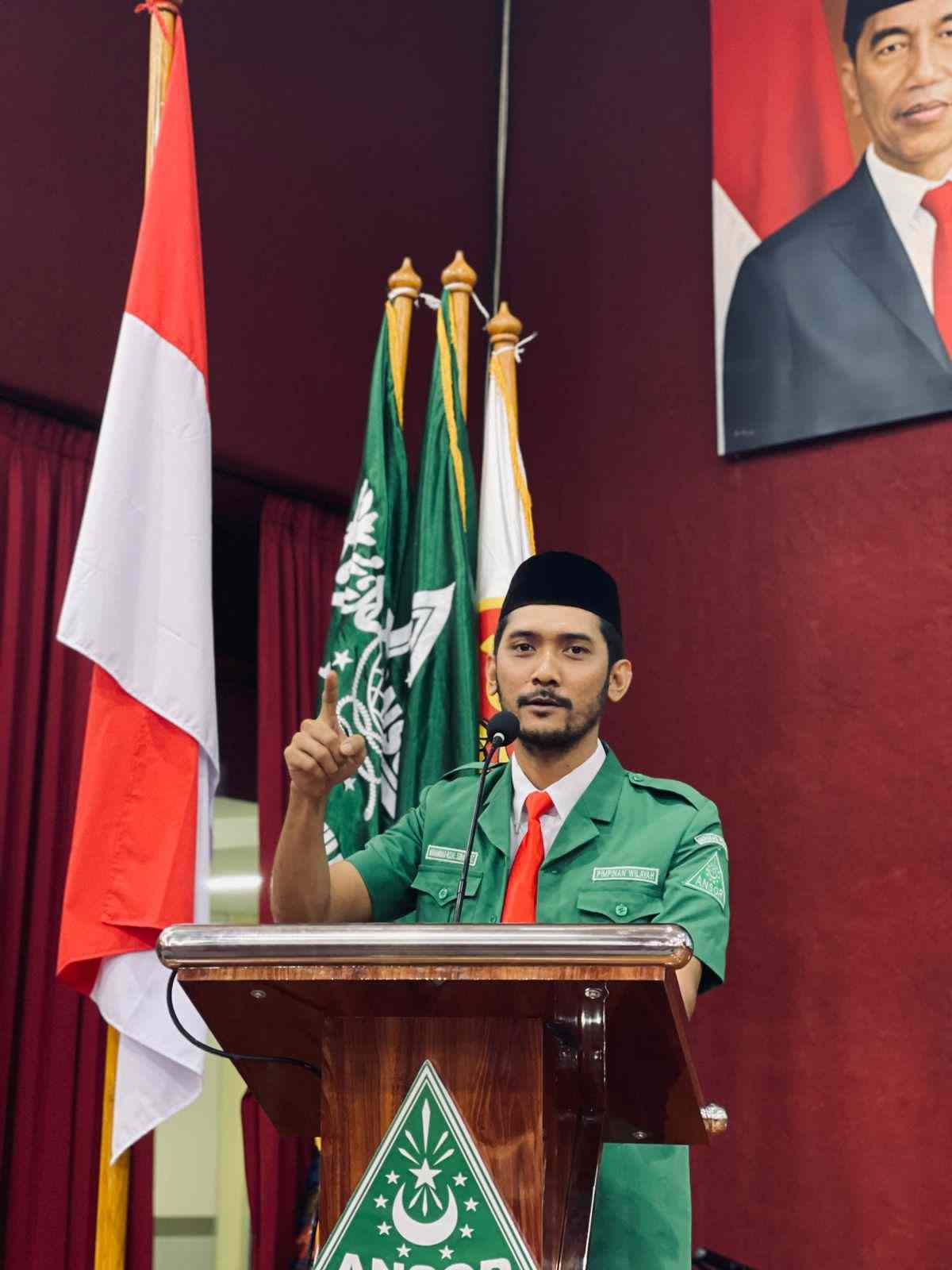 Ketua Gerakan Pemuda (GP) Ansor Kota Makassar, Muhammad Rizal Burahmat