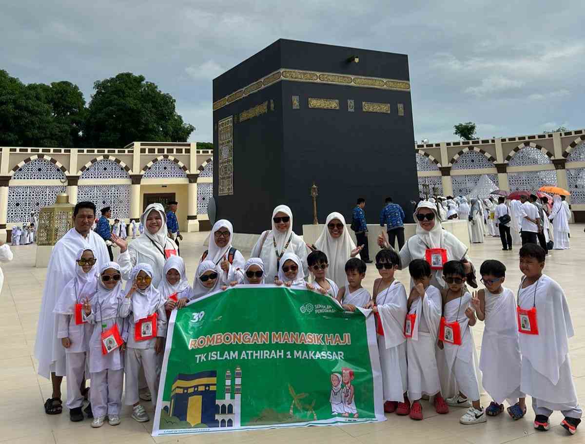 Manasik Haji TK Islam Athirah 1 Makassar: Kenalkan Rukun Islam