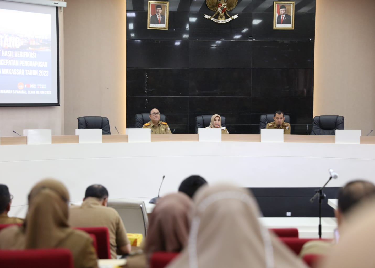 Fokus Lakukan P3KE, Wawali Makassar Intens Rakor Bersama Camat Lurah