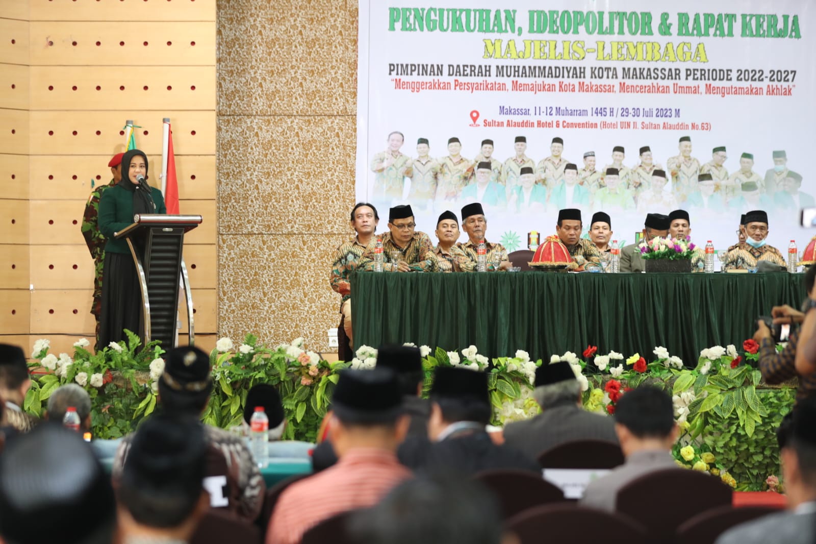Wawali Kota Makassar Hadiri Pengukuhan Majelis Lembaga Muhammadiyah, Ini Harapannya