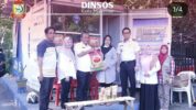 Dinsos Makassar Serahkan Bantuan Penyediaan Permakanan di Bontoala. (Sumber: Instagram @dinsoskotamks).