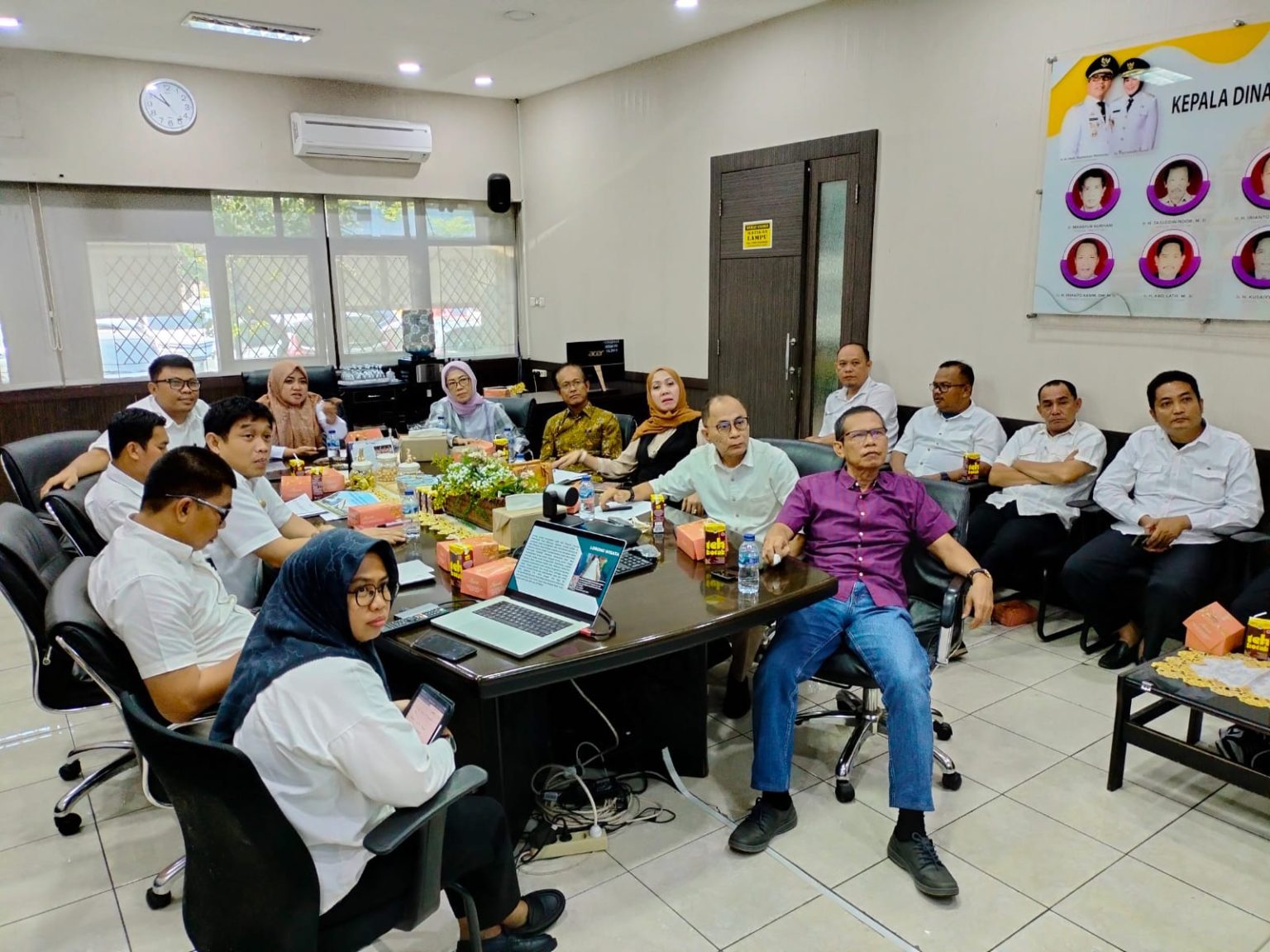 Tim Ahli Wali Kota Makassar Monev Program Strategis Dinas PU.