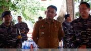 mat Ujung Pandang Syahrial Syamsuhuri menghadiri Peresmian Kampung Bahari Nusantara TNI AL TA 2023 Lantamal VI