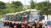 UK PACT Respons Pemberhentian Operasional Koridor 3 dan 4 Teman Bus Makassar. Ilustrasi.