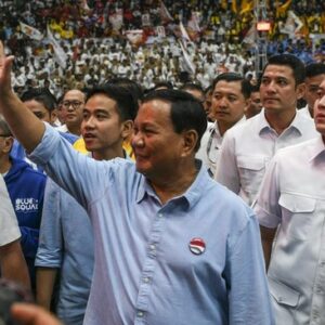 Pendukung Prabowo-Gibran Gelar Aksi Damai di Depan MK Besok. (ANTARA FOTO/Galih Pradipta).