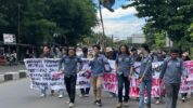 HMJ PWK UIN Makassar Gelar Aksi Unjuk Rasa, Tuntut Hak Buruh dan Tenaga Pendidik