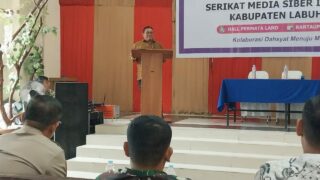 Ketum SMSI Resmi Buka UKW 53 Labuhanbatu Bersama UPDM