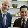 Bertemu Presiden FIFA, Erick Thohir Bahas Kemajuan Sepak Bola Indonesia