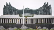 Suasana Istana Negara di Ibu Kota Nusantara (IKN)