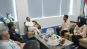 Gubernur Sulawesi Barat, Suhardi Duka Saat Menerima Kunjungan Dari Basarnas yang Membahas Soal Kesiapsiagaan.