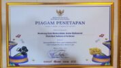 Piagam Penetapan Benteng Rotterdam Sebagai Kawasan Berbasis Kekayaan Intelektual 2025