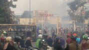 Markas Gegana Terbakar di Jalan Kramat Raya