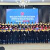47 Personel Batalyon D Pelopor Satbrimob Polda Sulsel yang Resmi Diwisuda Sebagai Sarjana di Universitas Mega Buana Palopo