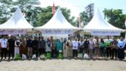 PLN UID Sulselrabar Turut Berpartisipasi dalam Kegiatan Pasar Murah Serba Rp356, Selasa (14/10/2025).