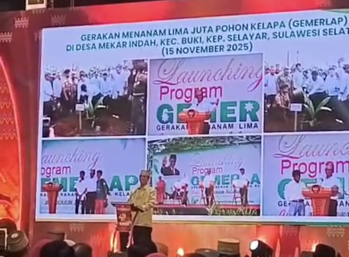 Menteri Pertanian Republik Indonesia, Andi Amran Sulaiman, Memaparkan Secara Komprehensif Inovasi dan Terobosan Program GEMERLAP (Gerakan Menanam Lima Juta Pohon Kelapa)